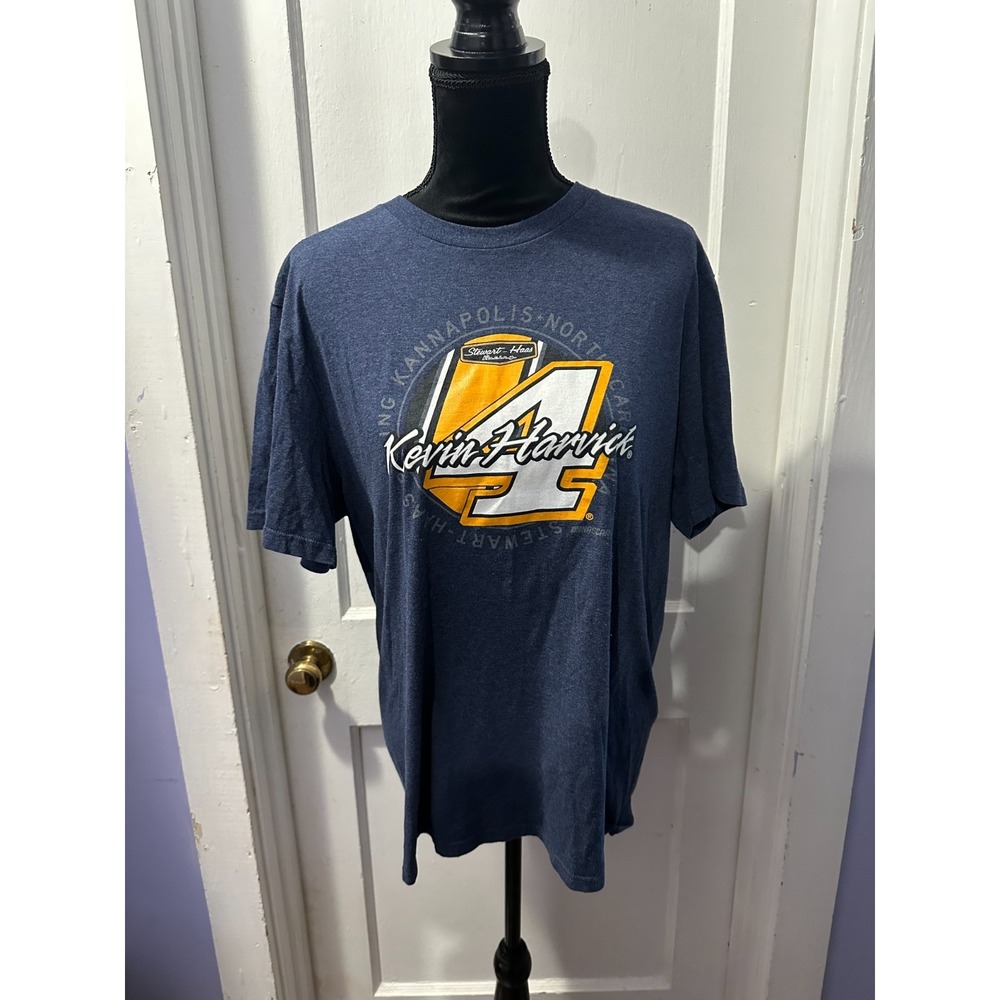 Stewart Haas Racing‎ Kevin Harvick Blue 4 Graphic Tee in L